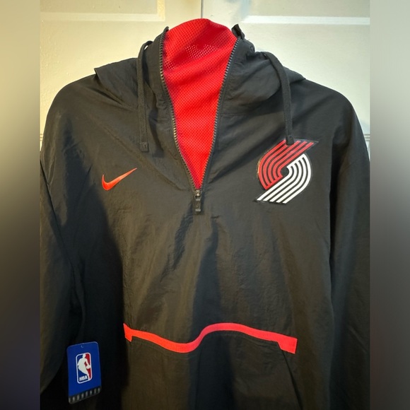 NWT Nike NBA Portland Trailblazers Windbreaker Zip Up Jacket XL - Picture 11 of 13